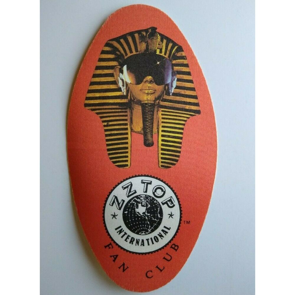 ZZ Top Backstage Pass Original Afterburner Tour Rock Concert Spinx Image 1985